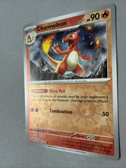Pokemon TCG * SV Paldean Fates * 8/91 Charmeleon REVERSE HOLO U * FRESH PK - Image 2