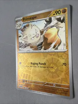 Pokemon TCG * SV Paldean Fates * 46/91 Primeape REVERSE HOLO Uncommon * FRESH PK - Image 2