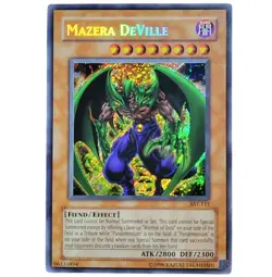 Yugioh Mazera DeVille Ancient Sanctuary Secret Rare AST-111 Holo Bleed NM Konami - Image 1