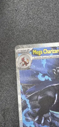 Pokemon Mega Charizard X EX 125/094 Phantasmal Flames Secret Rare Holo - Image 3