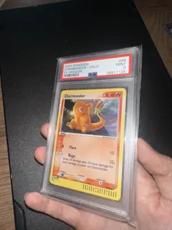 Pokemon Charmander EX Dragon Holo Secret Rare #98 PSA 9 Mint - Image 1