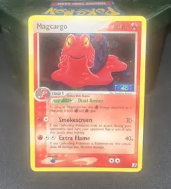 Pokemon TCG Magcargo 41/115 EX Unseen Forces Reverse Holo Uncommon Stamped - Image 1