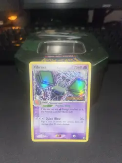 Pokemon Vibrava 24/101 Dragon Frontiers Delta Species Reverse Holo Rare Stamped - Image 1