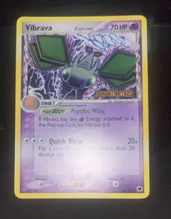 Pokemon Vibrava 24/101 Dragon Frontiers Delta Species Reverse Holo Rare Stamped - Image 2