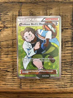 Professor Birch’s Observations 159/160 Full Art Raw Pokemon Primal Clash Nm - Image 1