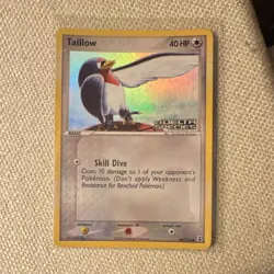 Pokemon Taillow EX Delta Species Common Reverse Holo 66/113 40 HP TCG - Image 1