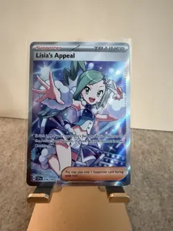 Pokemon TCG Surging Sparks Lisia’s Appeal Illustration Holo 234/191 Trainer NM - Image 1