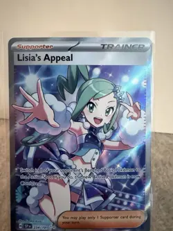 Pokemon TCG Surging Sparks Lisia’s Appeal Illustration Holo 234/191 Trainer NM - Image 2