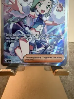 Pokemon TCG Surging Sparks Lisia’s Appeal Illustration Holo 234/191 Trainer NM - Image 3