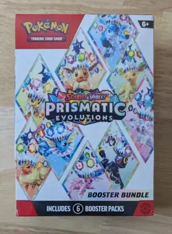 Pokemon Scarlet & Violet Prismatic Evolutions Booster Bundle Box Sealed - Image 1