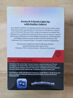 Pokemon Scarlet & Violet Prismatic Evolutions Booster Bundle Box Sealed - Image 4