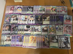 One Piece TCG Card Game Collection Lot w/ Foils - Image 3