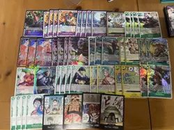 One Piece TCG Card Game Collection Lot w/ Foils - Image 4