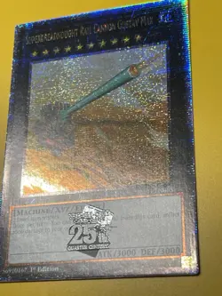 Yugioh Superdreadnought Rail Cannon Gustav Max RA04-EN063 Quarter Century Rare - Image 3