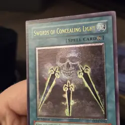 Yugioh Swords of Concealing Light (UTR) FET-EN042 Flaming Eternity 1st Ed. Mint - Image 2