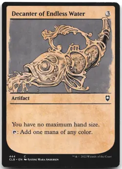 Decanter of Endless Water (Showcase) 444 Commander Legends: The Gathering NM - Image 1
