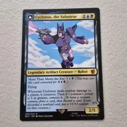 Cyclonus, the Saboteur - Universes Beyond - Transformers MTG NM - Image 1