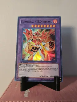 Elemental Hero Inferno - LCGX-EN076 - Super Rare - NM 1st Ed - Yugioh - Image 1