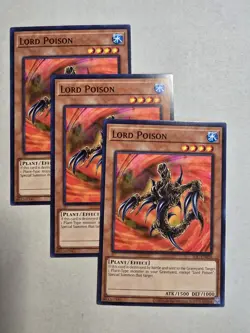 3x Lord Poison IOC-EN028 Invasion of Chaos (25th Anniversary Edition) Unlimited - Image 1