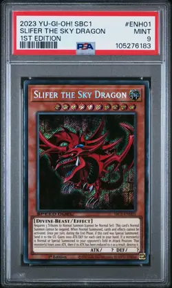 2023 1ST EDITION #ENH01 SLIFER THE SKY DRAGON PSA 9 - Image 1
