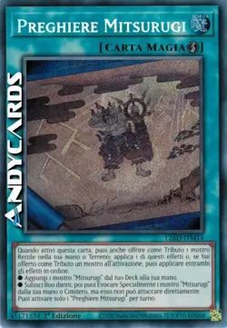 PREGHIERE MITSURUGI • (Mitsurugi Prayers) • Segreta • L26D ITM14 • 1Ed • Yugioh! - Image 1