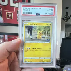 Pokemon TCG Pikachu 027/071 S10b Pokemon GO Regular Japanese 2022 PSA 10 - Image 1
