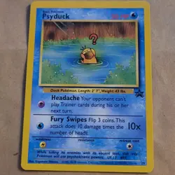 VINTAGE POKEMON BLACK STAR PROMO CARD - #20 PSYDUCK - RARE (WOTC) NM - Image 1