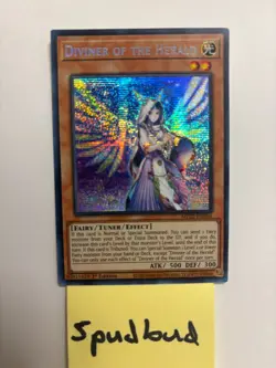 Diviner of the Herald Secret Rare MP22-EN066 NM 1st Ed Yu-Gi-Oh! - Image 1