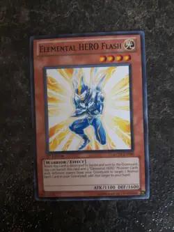 Elemental Hero Flash Effect 1st Edition YuGiOh Card GENE-EN090 - Image 1