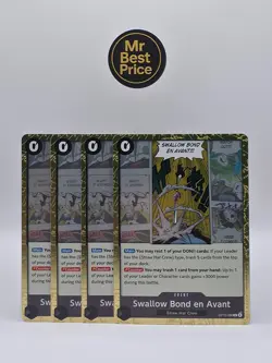 4x Swallow Bond en Avant OP15-096 R Playset One Piece English - NM - Image 1