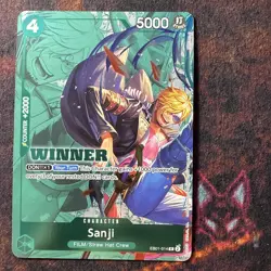 One Piece - EB01-014 Sanji Winner's Pack Promo NM (US Seller) - Image 1