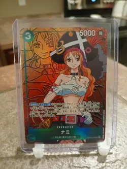 One Piece TCG Nami Alt Art Japanese OP02-036 SR Paramount War (C) - Image 1