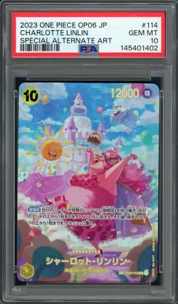 PSA 10 Charlotte Linlin (SP Alt Art) OP06 OP03-114 JP One Piece B11 - Image 1