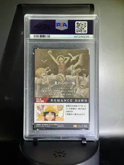 PSA 10 2020 One Piece Wafers JPN #24 Straw Hat Crew Inherited Will Romance Dawn - Image 2