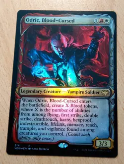 Mtg Magic # FOIL # Odric der Blutverfluchte,Odric, Blood-Cursed, Vampire - Image 1