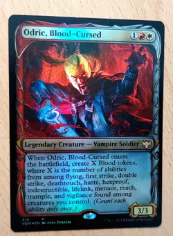 Mtg Magic # FOIL # Odric der Blutverfluchte,Odric, Blood-Cursed, Vampire - Image 2