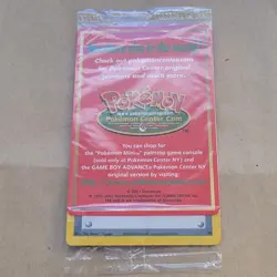 VINTAGE POKEMON BLACK STAR PROMO CARD - #40 POKEMON CENTER -V RARE (WOTC) SEALED - Image 1