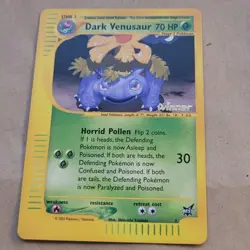 VINTAGE POKEMON PROMO CARD- BEST OF GAME #7 DARK VENUSAUR -WINNER (2003)RARE NM - Image 1