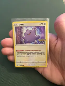 Pokemon TCG Ditto Pokemon Go 053/078 Holo Holo Rare - Image 2