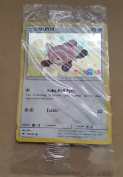 POKEMON PROMO CARD - TOYS R US - STUFFUL 110/147 (HOLO) (SEALED) M - Image 1