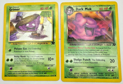 Pokemon Karte TCG Dark Muk 41+57/82 Team Rocket no Holo Vintage Englisch LP - Image 1