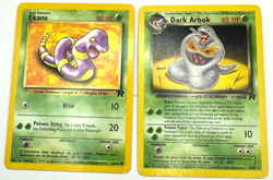 Pokemon Karte TCG Dark Arbok 19+56/82 Team Rocket no Holo Vintage Englisch LP - Image 1