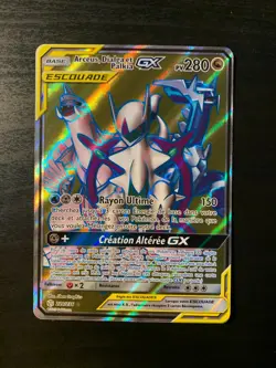 Carte Pokemon : Arceus, Dialga et Palkia GX 220/236 Eclipse Cosmique FR - Image 1