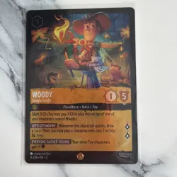 Woody Jungle Guide Foil Legendary Lorcana Legendary 15/204 Toy Story - Image 1