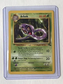 Arbok - #31/62 - Vintage Pokemon Card 1999 WOTC - Image 1