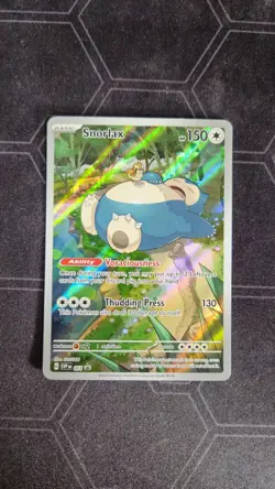 Snorlax SVP 051 Promo Holo Illustration Rare Pokemon Card NM - Image 1