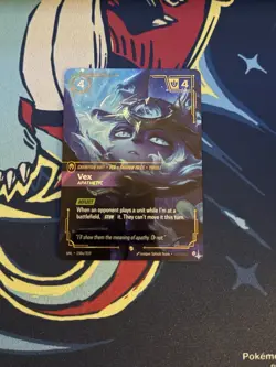 Vex Apathetic Alt Art Champion Unit Card UNL 150a/219 Riftbound - Image 1