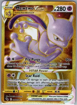 Mewtwo VSTAR 086/078 - Pokemon Go - Pokemon Card - NM - Image 1