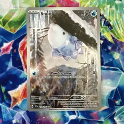 Pokemon TCG Snom Holo Card Illustration Rare S&V: Temporal Forces 168/162 - Image 1