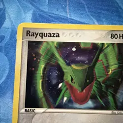 Pokemon TCG Rayquaza Pop Series 1 Holo Rare Card 3/17 - Image 4